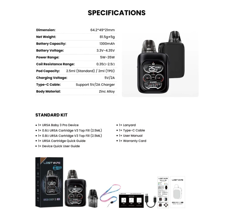 Lost Vape Ursa Baby3